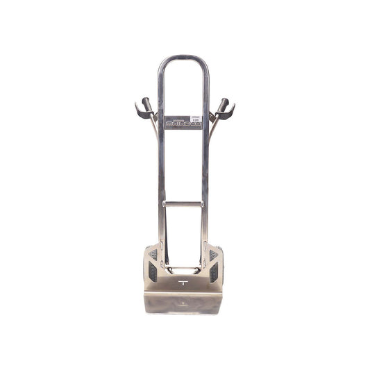Aluminium sack truck, max. load 350 kg, polyurethane, puncture proof.