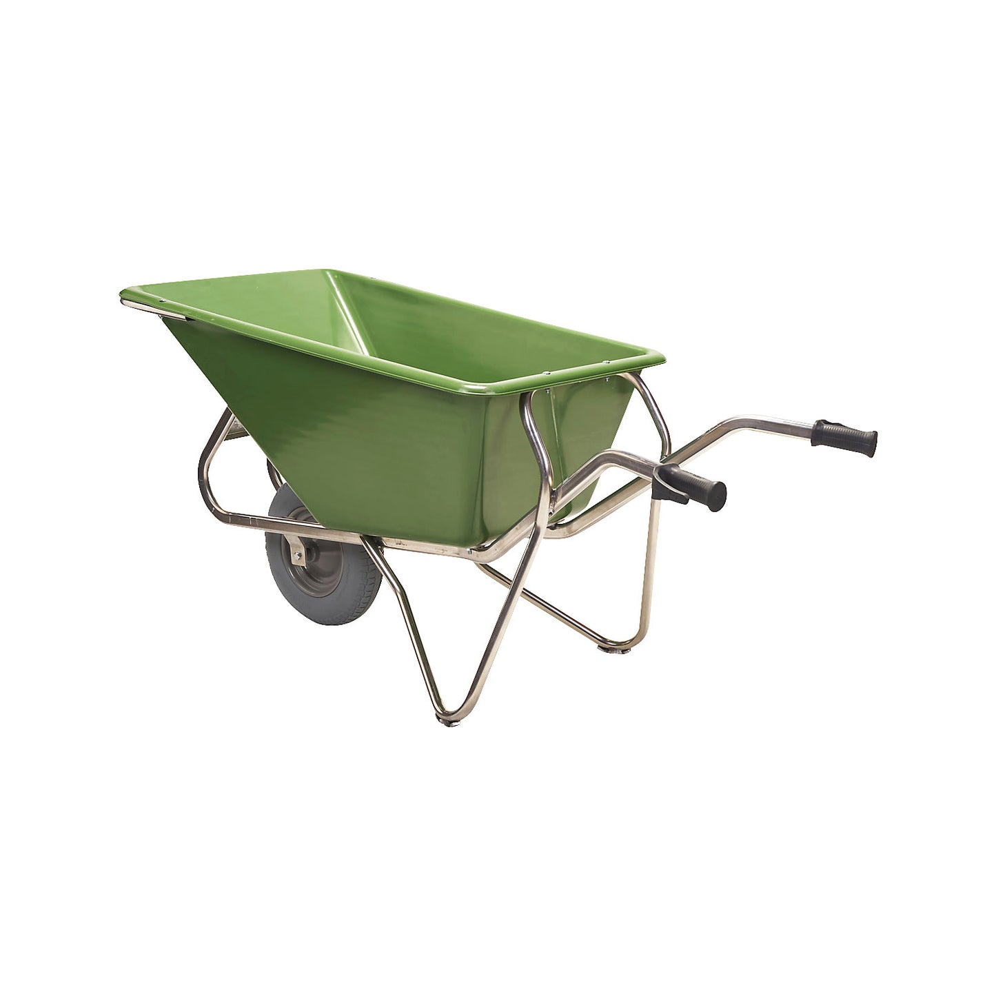 Agricultural wheelbarrow, capacity 160 l, polyurethane, puncture proof.