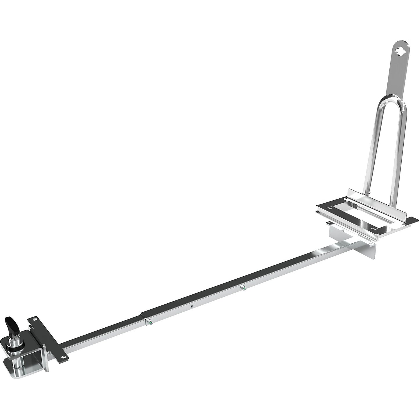 Tugger train for diverse dollies, adapter for beam, for 3 frame sizes.