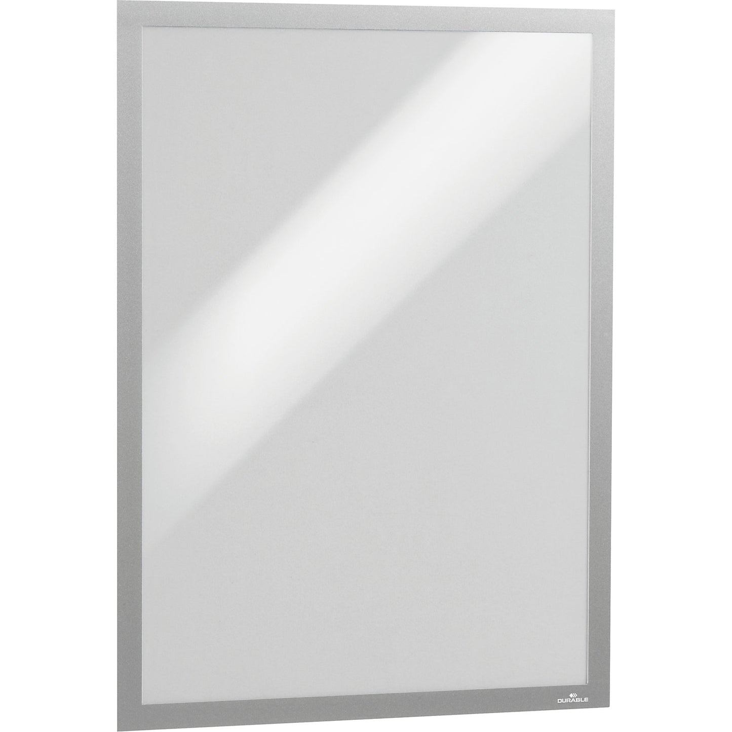 DURAFRAME® POSTER information frame, self-adhesive, for format A2, silver, pack of 2.