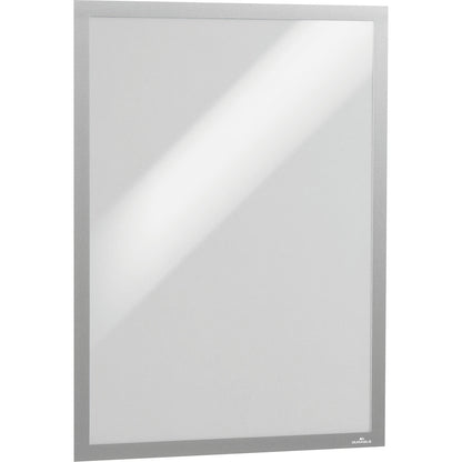 DURAFRAME® POSTER information frame, self-adhesive, for format A2, silver, pack of 2.