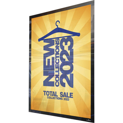 DURAFRAME® POSTER information frame, self-adhesive, for format A2, black, pack of 2.