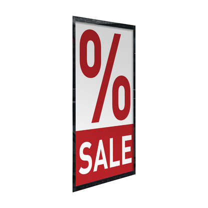 DURAFRAME® POSTER information frame, self-adhesive, for format A1, black, pack of 2.