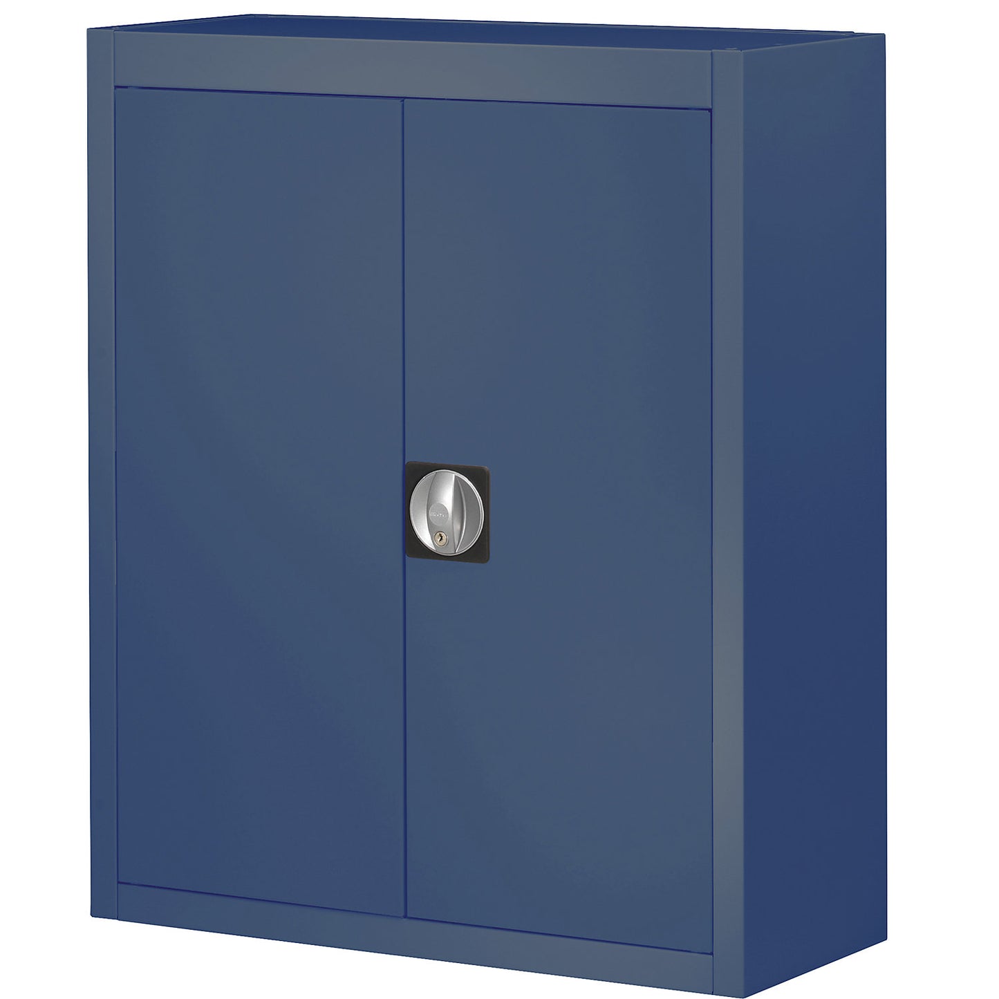 Storage cupboard, without open fronted storage bins, HxWxD 820 x 680 x 280 mm, single colour, blue.