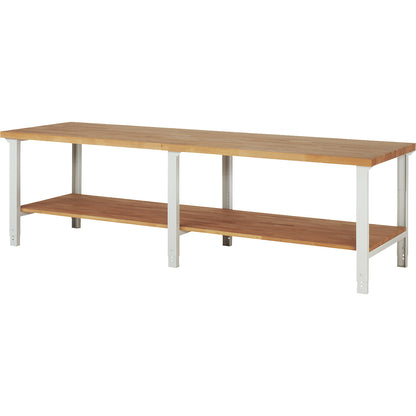 Workbench, Series 7000 modular system, 1 shelf, WxD 3000 x 900 mm.