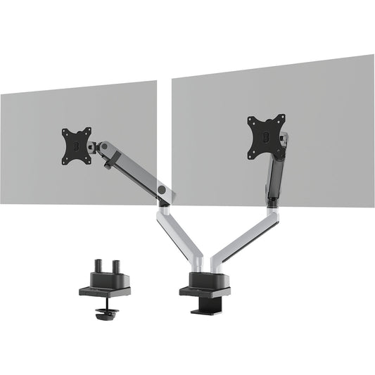 SELECT PLUS monitor holder, for 2 monitors, silver.