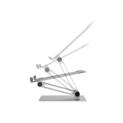 RISE laptop stand, for 10 - 17'', silver.