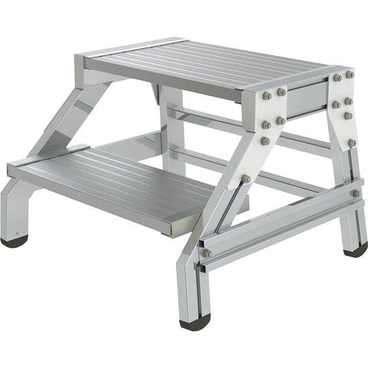 Heavy duty machine steps, STANDARD, max. load 300 kg, 2 steps.