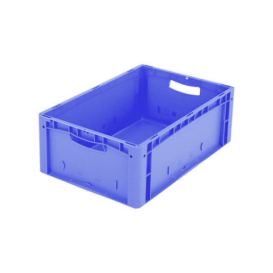 XL Euro stacking container, standard model, LxWxH 600 x 400 x 220 mm.