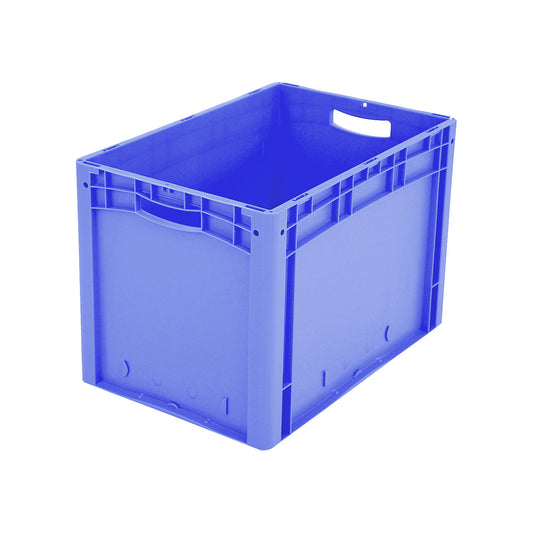 XL Euro stacking container, standard model, LxWxH 600 x 400 x 420 mm.