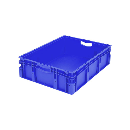 XL Euro stacking container, standard model, LxWxH 800 x 600 x 220 mm.