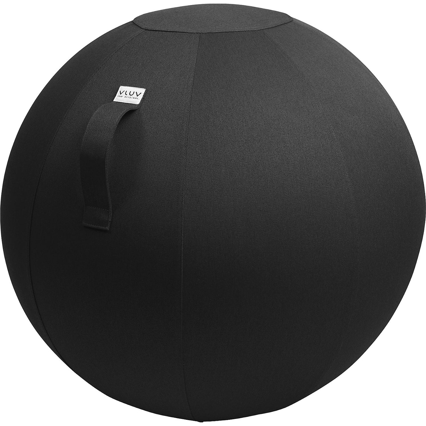 LEIV Swiss ball, fabric cover with the appearance of canvas, 600 - 650 mm, black.