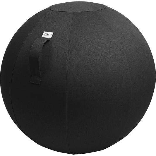 LEIV Swiss ball, fabric cover with the appearance of canvas, 600 - 650 mm, black.