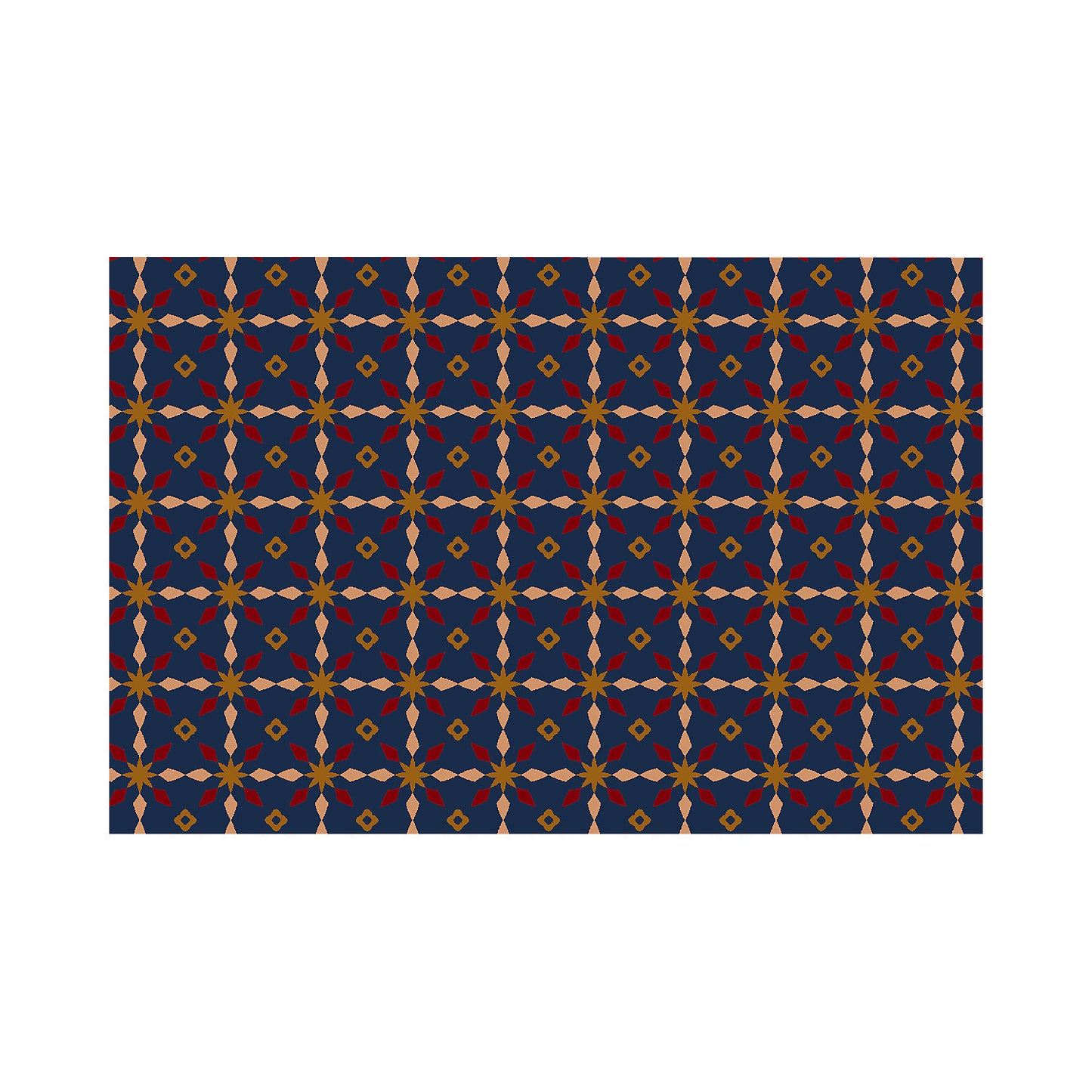 Entrance matting, Notrax Déco Design™, LxW 1800 x 1200 mm, blue/red.