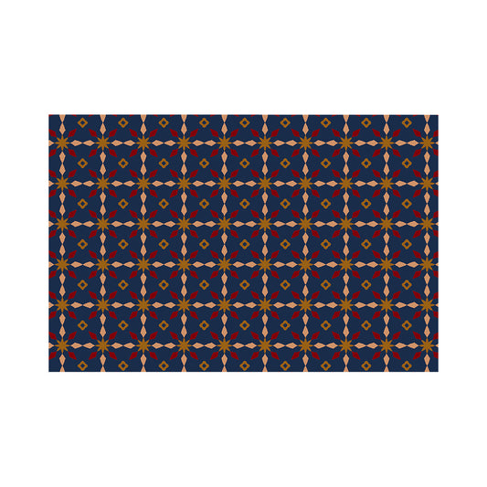 Entrance matting, Notrax Déco Design™, LxW 1800 x 1200 mm, blue/red.