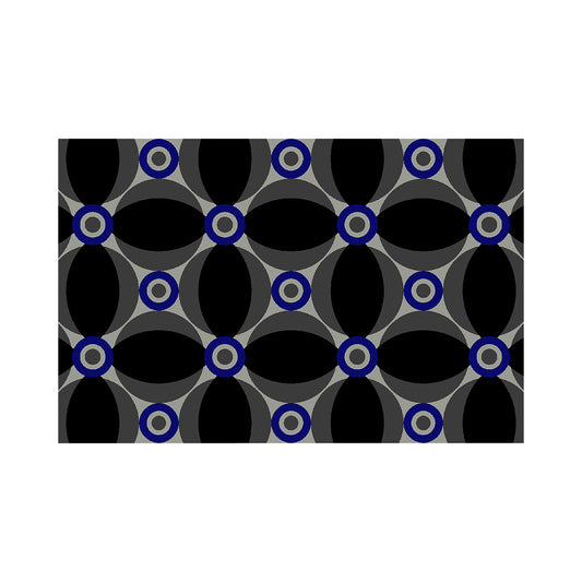 Entrance matting, Notrax Déco Design™, LxW 900 x 600 mm, blue/black.