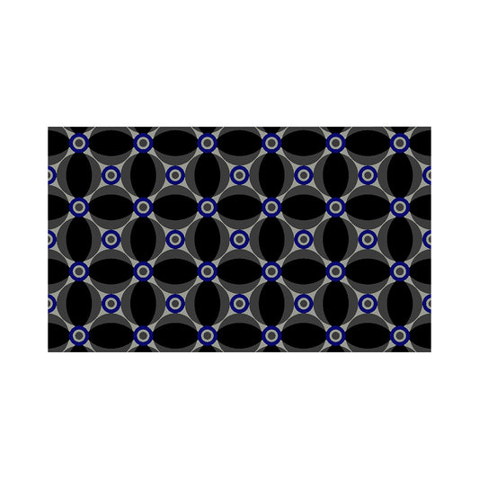Entrance matting, Notrax Déco Design™, LxW 1500 x 900 mm, blue/black.