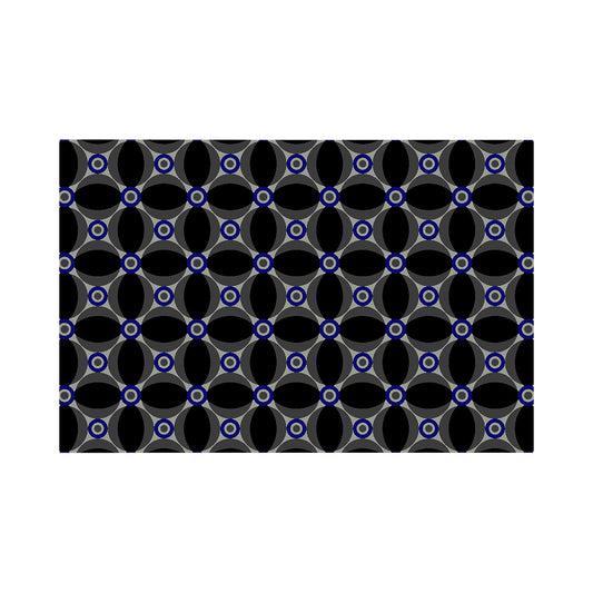 Entrance matting, Notrax Déco Design™, LxW 1800 x 1200 mm, blue/black.