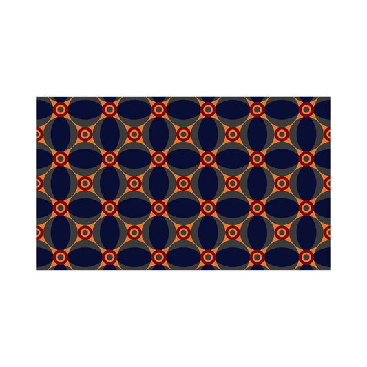 Entrance matting, Notrax Déco Design™, LxW 1500 x 900 mm, blue/orange.