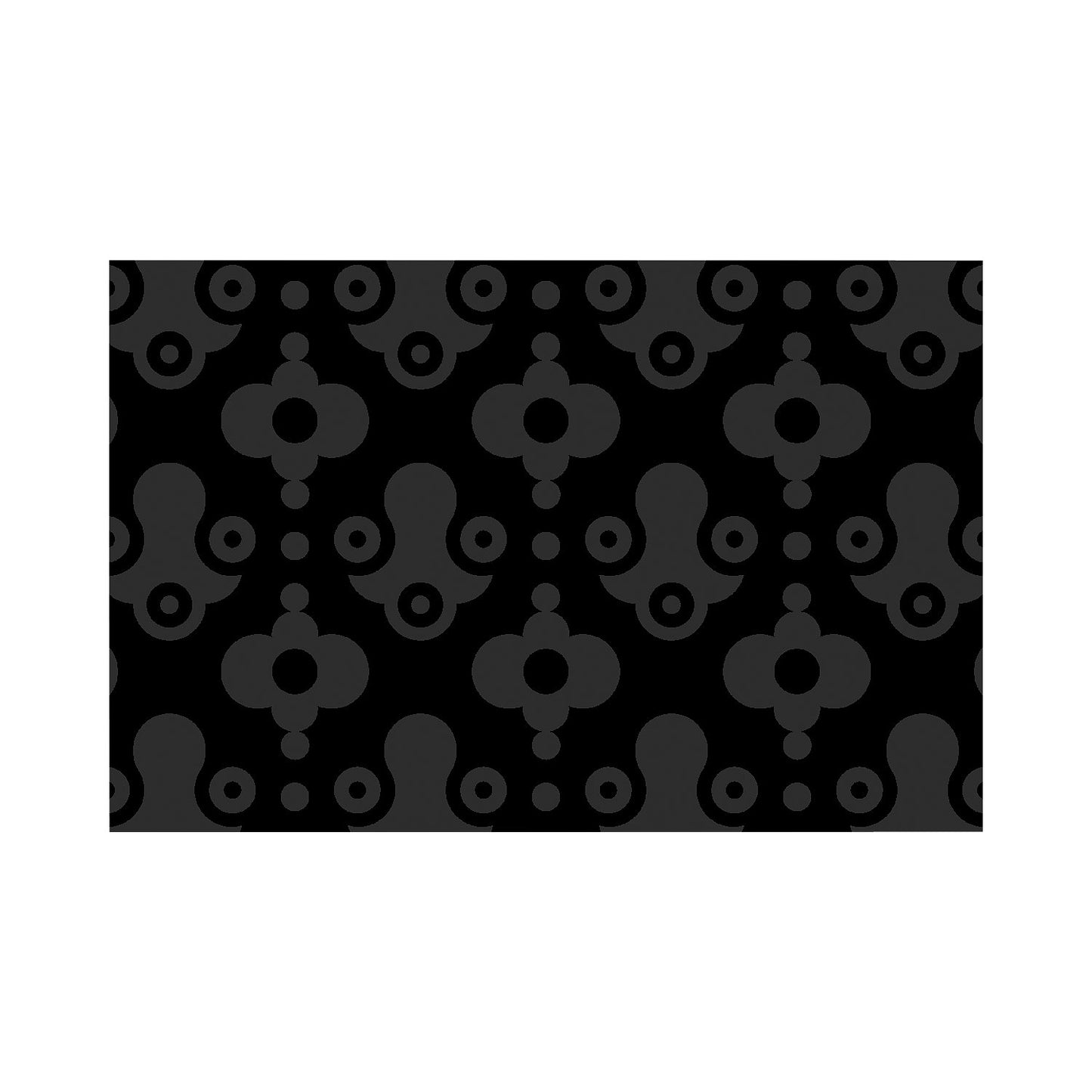 Entrance matting, Notrax Déco Design™, LxW 900 x 600 mm, black/grey.