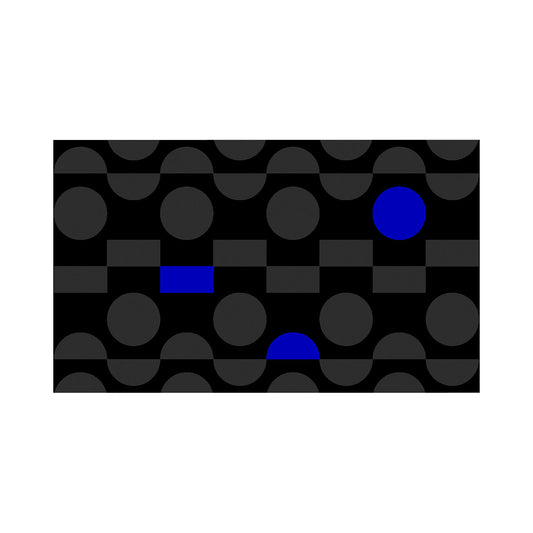 Entrance matting, Notrax Déco Design™, LxW 1500 x 900 mm, grey/black/blue.