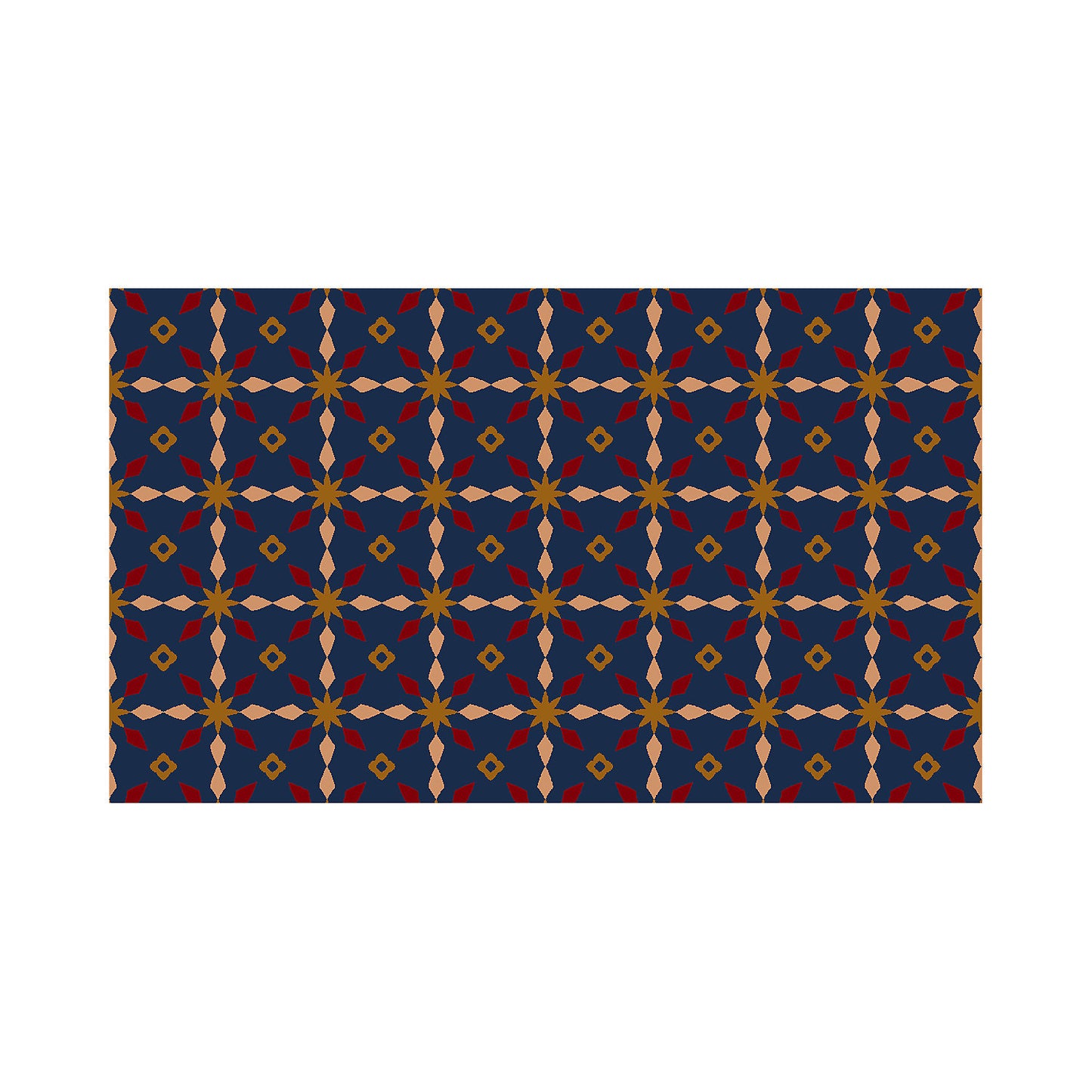 Entrance matting, Notrax Déco Design™, LxW 1500 x 900 mm, blue/red.