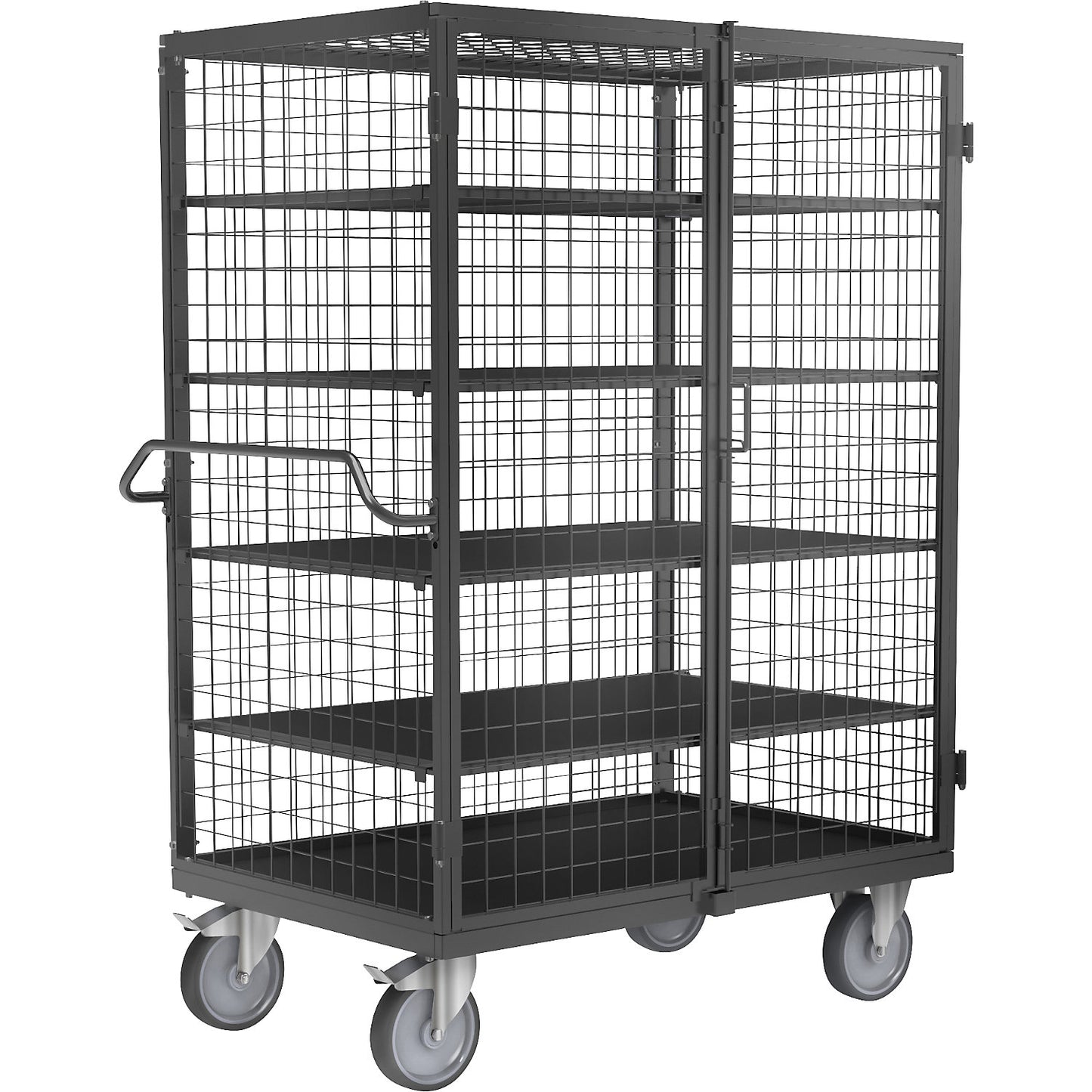 Safety trolley, mesh model, max. load 500 kg.