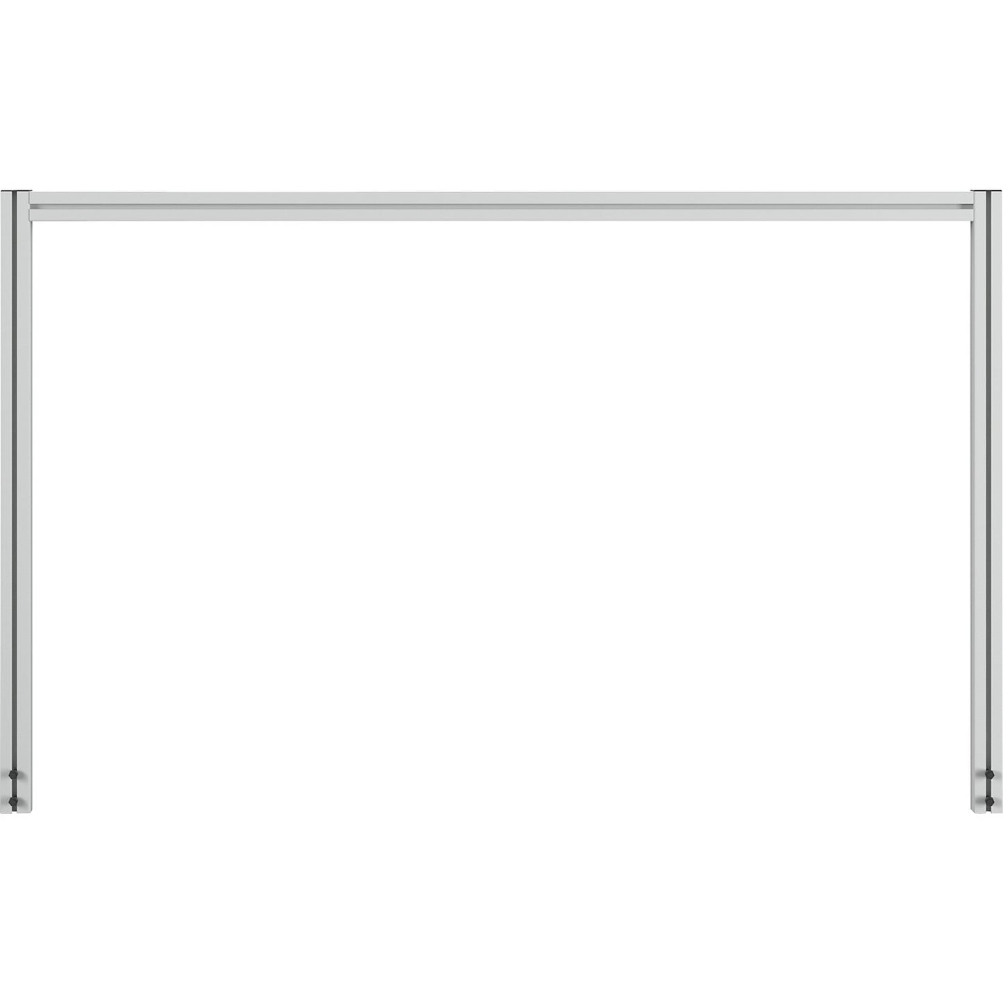 Table support set, made of aluminium profiles, HxWxD 930 x 1500 x 45 mm.