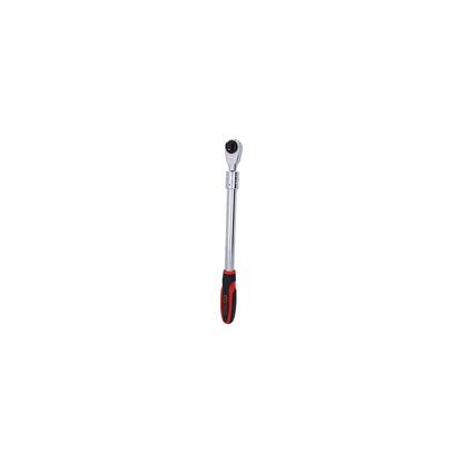 1/2'' MONSTER telescopic reversible ratchet, 100 tooth, red/black.