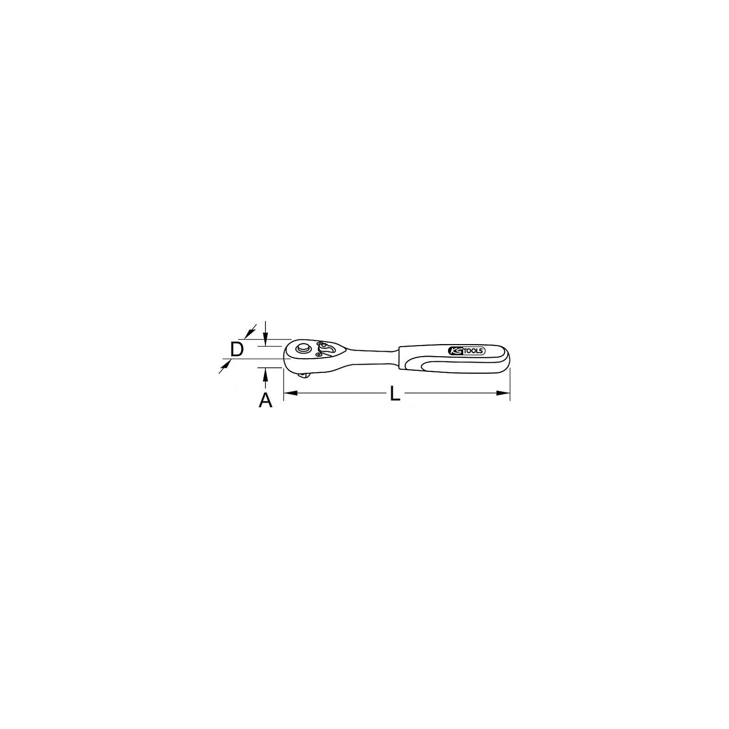 1/2'' MONSTER reversible ratchet, 100 tooth, red/black.