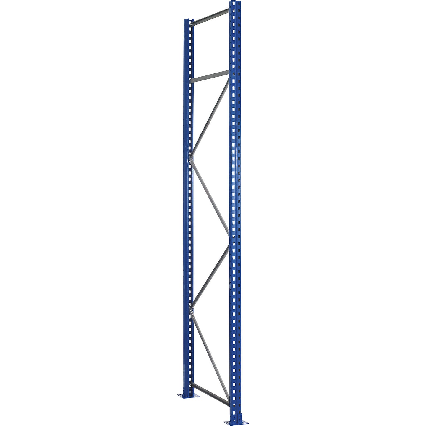 Pallet racking upright frame, steel, height 3000 mm, upright frame WxD 76 x 1100 mm.