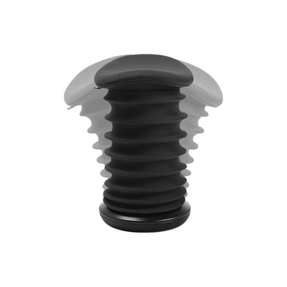 4D Sitness stool, seat HxW 530 - 640 x 375 mm, black.