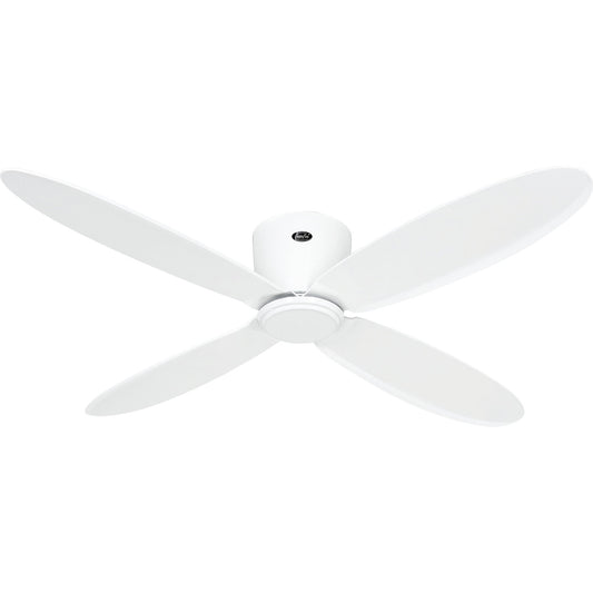 ECO PLANO II ceiling fan, rotor blade Ø 1320 mm, extra flat design, white.