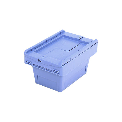 Reusable stacking container with folding lid, capacity 5 l, 1+ items.