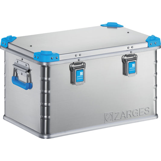 Aluminium universal box, capacity 60 l, external dims. LxWxH 600 x 400 x 340 mm.