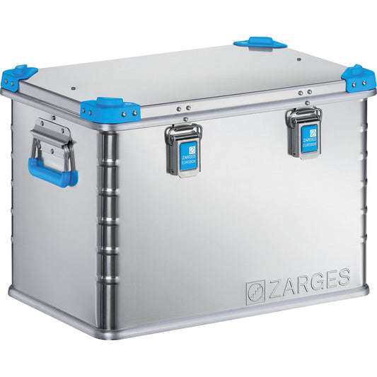 Aluminium universal box, capacity 73 l, external dims. LxWxH 600 x 400 x 410 mm.