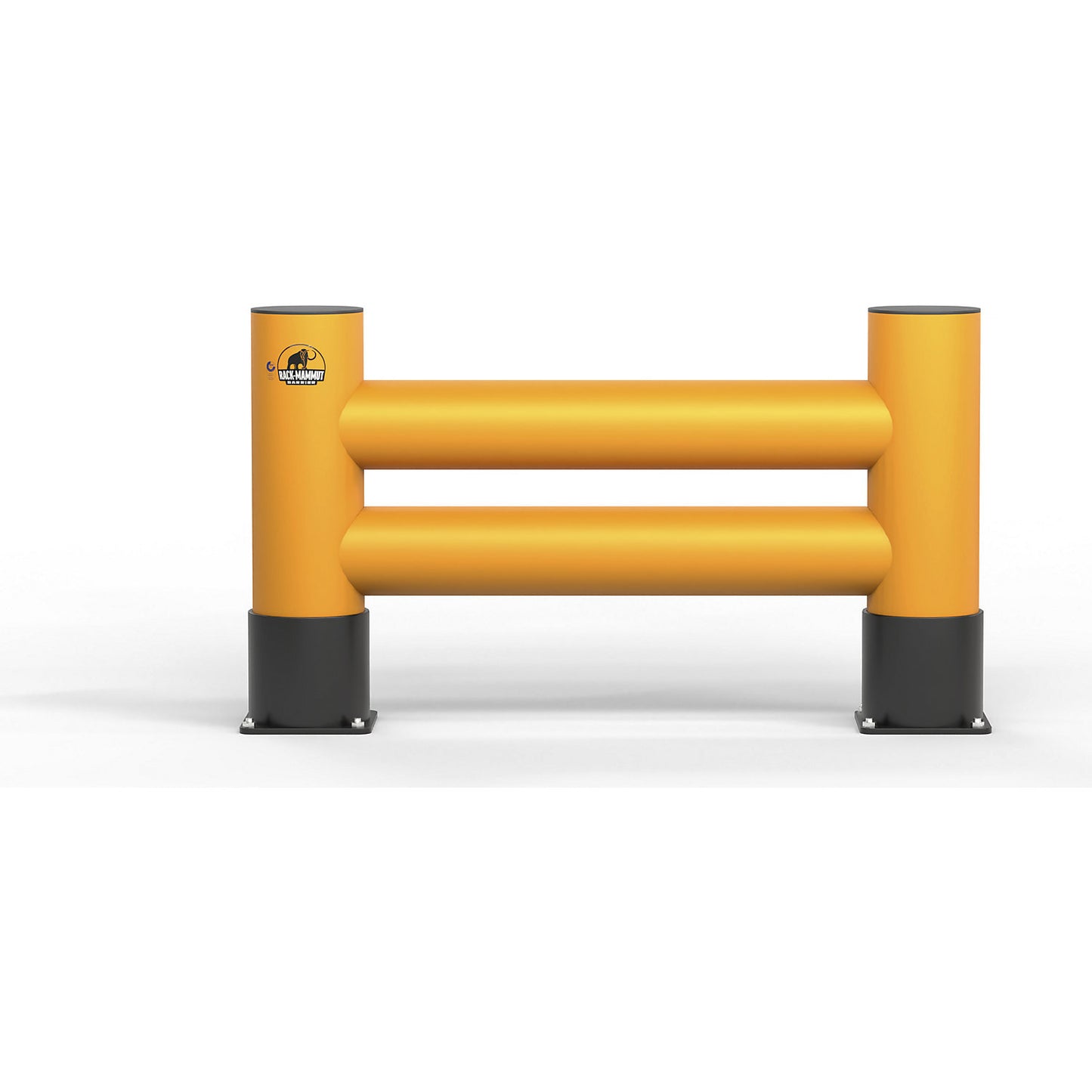 Shelf unit end protection, double plank, H 600 mm, L 1200 mm.