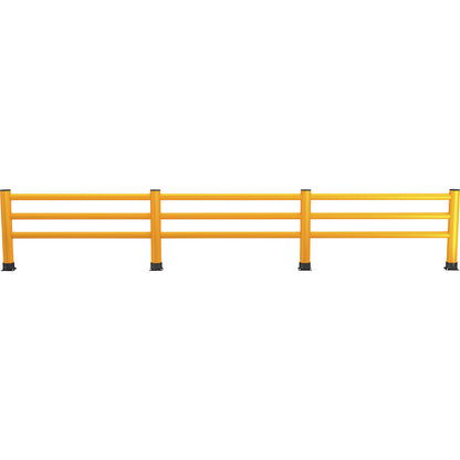 Handrail, with 3 crossbars, length 6 m.