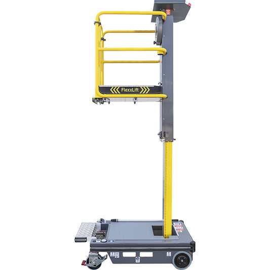 FlexxLift personnel lift, manual lift, working height 4.2 m.