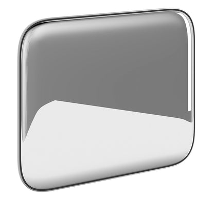 Universal mirror for indoor and outdoor use, rectangular, WxH 1000 x 800 mm.