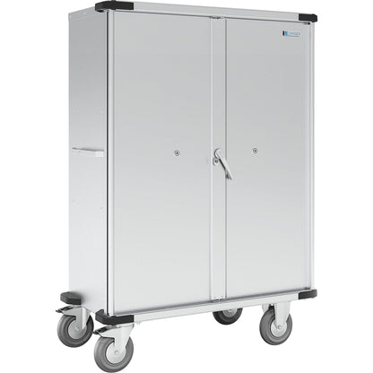 Universal cupboard trolley, 3 shelves, 837 l, LxWxH 1236 x 600 x 1735 mm.
