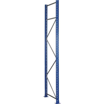 Pallet racking upright frame, steel, height 4500 mm, upright frame WxD 100 x 800 mm.