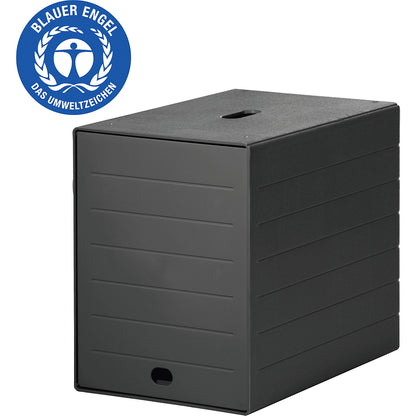 IDEALBOX PLUS 7 drawer box, HxWxD 322 x 250 x 365 mm, charcoal.