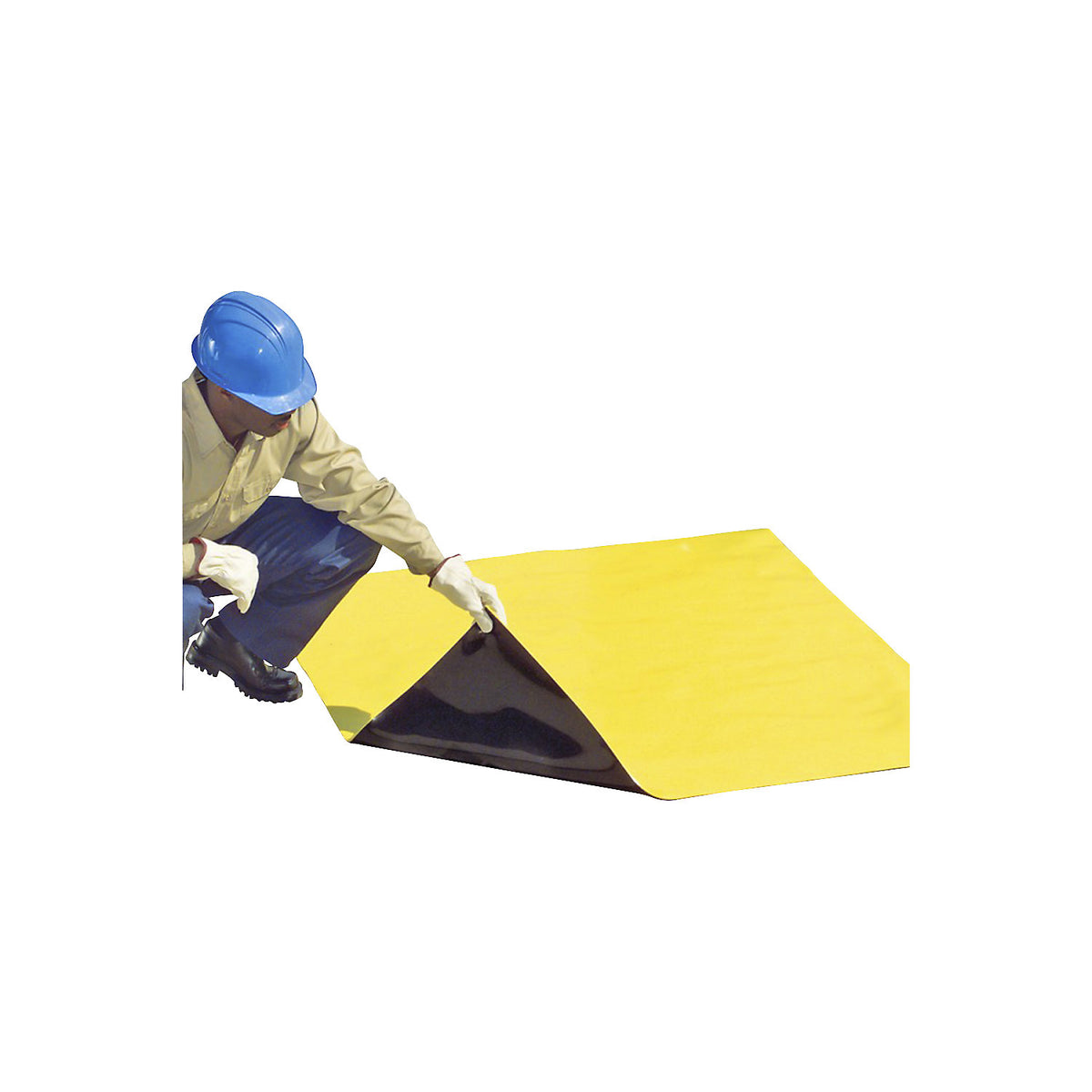 Original DrainBlocker® drain cover, made of PU, LxWxH 1220 x 1220 x 13 mm.