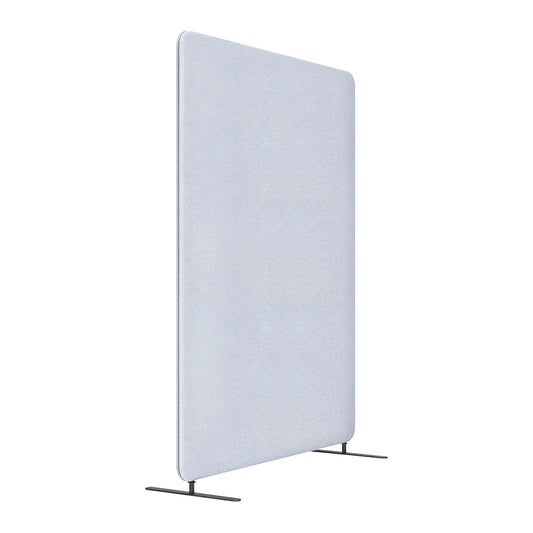 Softline Event acoustic partition, fabric, HxW 1500 x 1200 mm, light grey.