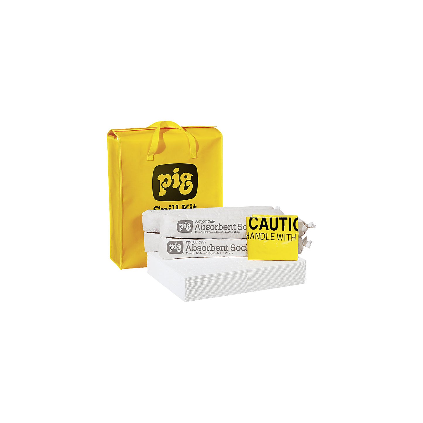 Emergency kit in a carry bag, oil version, absorbs 38.5 l.