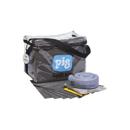 Emergency kit in a transparent bag, universal version, absorbs 53 l.