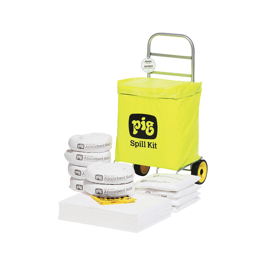 Wheeled emergency kit, oil version, absorbs 54.3 l.