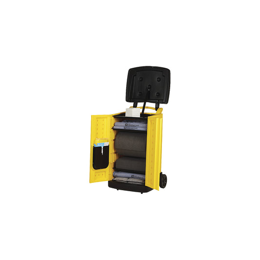 Caddy for spillage emergencies, universal version, absorbs 179 l.