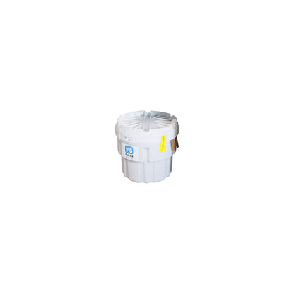 Emergency kit in a 76 l safety drum, chemical version, absorbs 41 l.